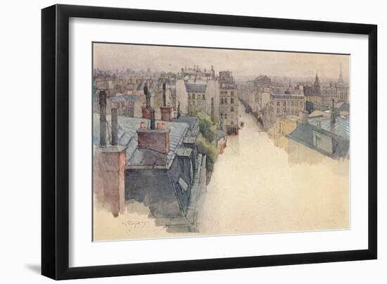 'Paris viewed from Montmartre', 1915-Eugene Bejot-Framed Giclee Print