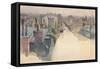 'Paris viewed from Montmartre', 1915-Eugene Bejot-Framed Stretched Canvas