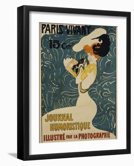 Paris Vivant Poster-Edmond Marie Petitjean-Framed Photographic Print