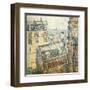 Paris Vu De La Chambre De Vincent-Vincent van Gogh-Framed Art Print