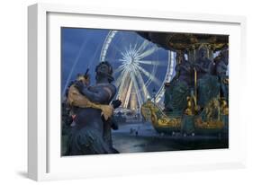 Paris Wheel 1-Charles Bowman-Framed Photographic Print