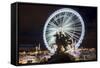Paris Wheel 2-Charles Bowman-Framed Stretched Canvas