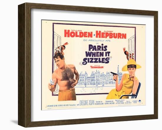 Paris When It Sizzles, 1964-null-Framed Art Print