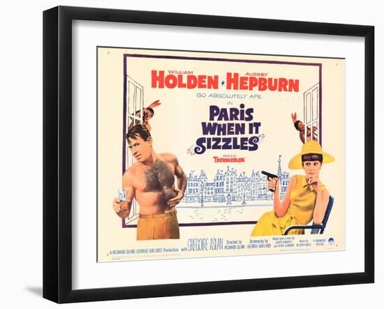 Paris When It Sizzles, 1964-null-Framed Art Print