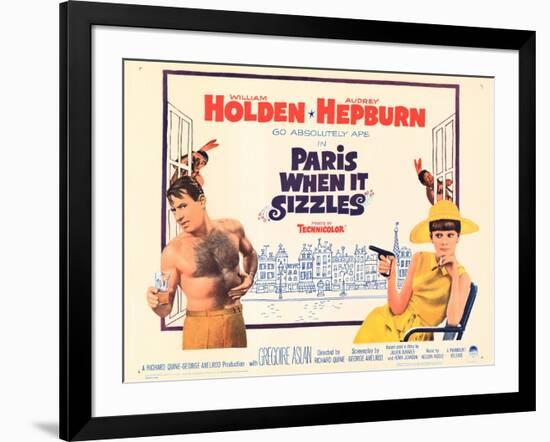 Paris When It Sizzles, 1964-null-Framed Art Print