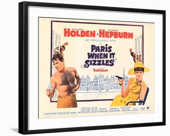 Paris When It Sizzles, 1964-null-Framed Art Print