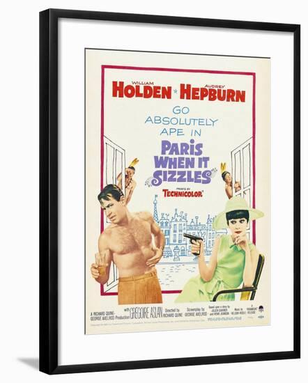 Paris-When it Sizzles, 1964-null-Framed Giclee Print