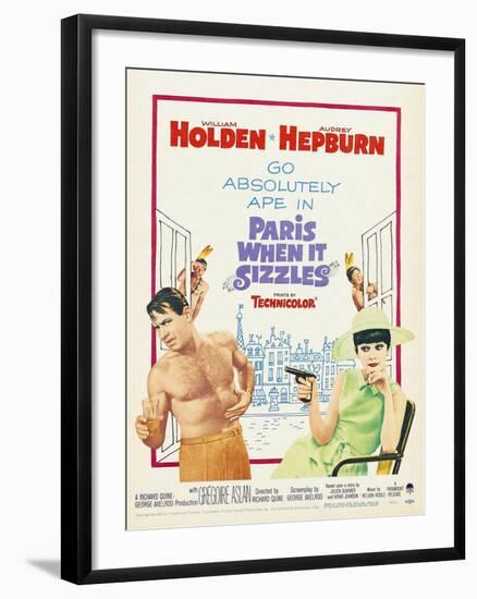 Paris-When it Sizzles, 1964-null-Framed Giclee Print