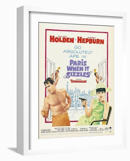 Paris-When it Sizzles, 1964-null-Framed Giclee Print