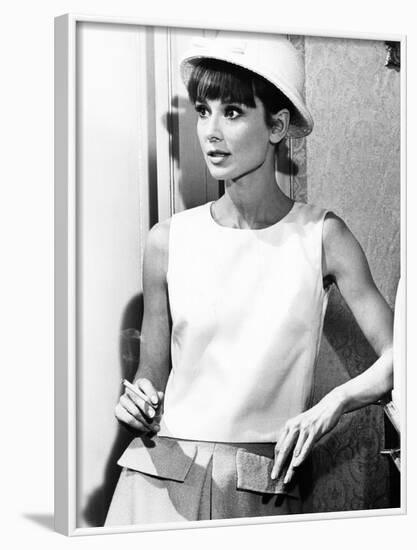 Paris When it Sizzles, Audrey Hepburn, 1964-null-Framed Photo