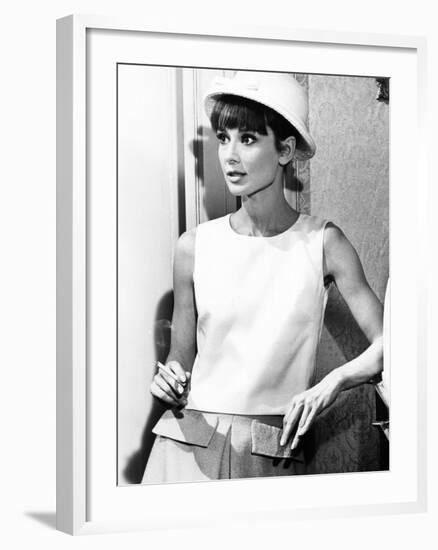 Paris When it Sizzles, Audrey Hepburn, 1964-null-Framed Photo