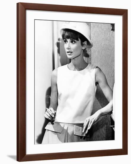 Paris When it Sizzles, Audrey Hepburn, 1964-null-Framed Photo