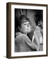 Paris When it Sizzles, Audrey Hepburn, 1964-null-Framed Photo