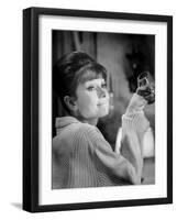 Paris When it Sizzles, Audrey Hepburn, 1964-null-Framed Photo