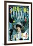 Paris When it Sizzles, Top: Audrey Hepburn, Inset: William Holden on Japanese Poster Art, 1964-null-Framed Art Print