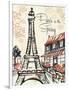 Paris Whimsy 1-Edith Lentz-Framed Art Print