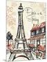 Paris Whimsy 1-Edith Lentz-Mounted Art Print