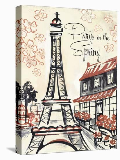 Paris Whimsy 1-Edith Lentz-Stretched Canvas