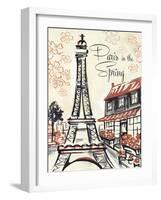 Paris Whimsy 1-Edith Lentz-Framed Art Print