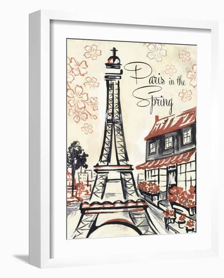 Paris Whimsy 1-Edith Lentz-Framed Art Print