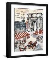 Paris Whimsy 2-Edith Lentz-Framed Art Print