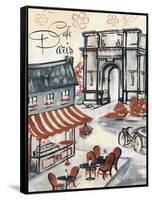 Paris Whimsy 2-Edith Lentz-Framed Stretched Canvas