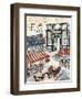 Paris Whimsy 2-Edith Lentz-Framed Art Print