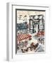 Paris Whimsy 2-Edith Lentz-Framed Art Print