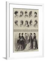 Paris Winter Fashions-null-Framed Giclee Print
