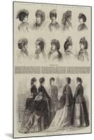 Paris Winter Fashions-null-Mounted Giclee Print