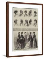 Paris Winter Fashions-null-Framed Giclee Print