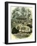 Paris Yaks 1854-null-Framed Giclee Print