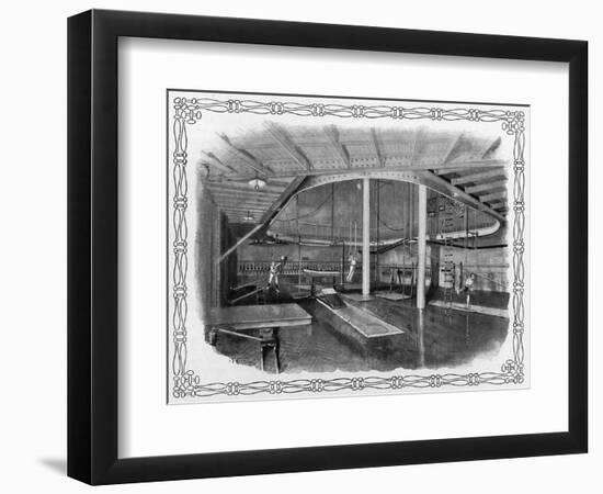 Paris Ymca Gym.-Harry Fenn-Framed Art Print