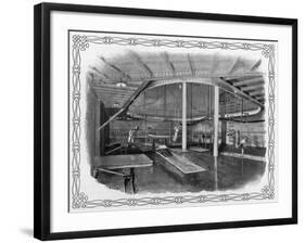 Paris Ymca Gym.-Harry Fenn-Framed Art Print