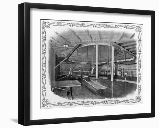 Paris Ymca Gym.-Harry Fenn-Framed Art Print