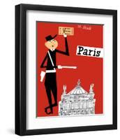 Paris-Miroslav Sasek-Framed Art Print