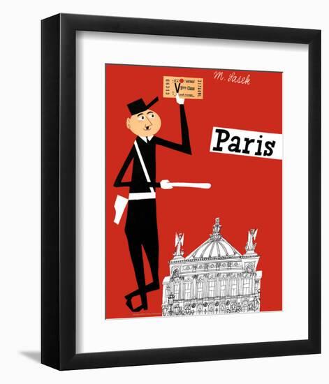 Paris-Miroslav Sasek-Framed Art Print