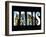 Paris-Hatwig Braun-Framed Art Print