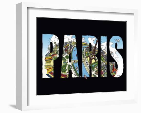 Paris-Hatwig Braun-Framed Art Print