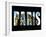 Paris-Hatwig Braun-Framed Art Print