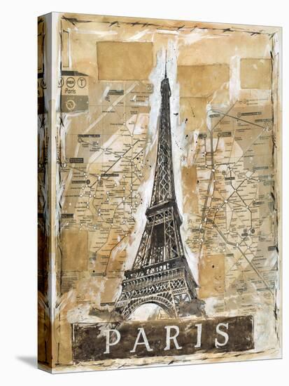 Paris-Marta Wiley-Stretched Canvas