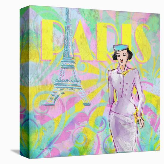 Paris-Rick Novak-Stretched Canvas