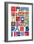 Paris-Visual Philosophy-Framed Art Print