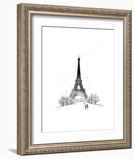 Paris-Jessica Durrant-Framed Art Print