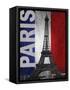 Paris-Todd Williams-Framed Stretched Canvas