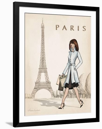 Paris-Andrea Laliberte-Framed Art Print