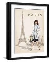 Paris-Andrea Laliberte-Framed Art Print