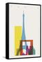 Paris-Yoni Alter-Framed Stretched Canvas