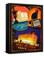 Paris-Kate Ward Thacker-Framed Stretched Canvas