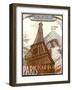 Paris-Sidney Paul & Co.-Framed Giclee Print